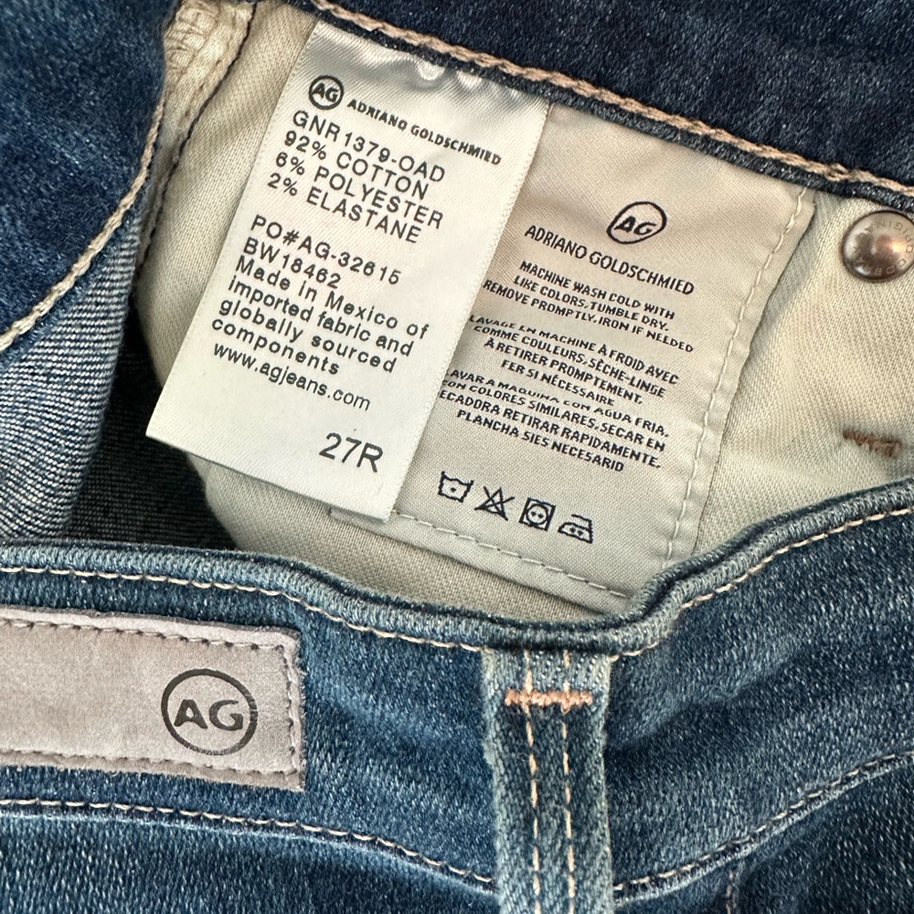 AG Adriano Goldschmied Skinny Leg Blue Jeans - Picture 9 of 9